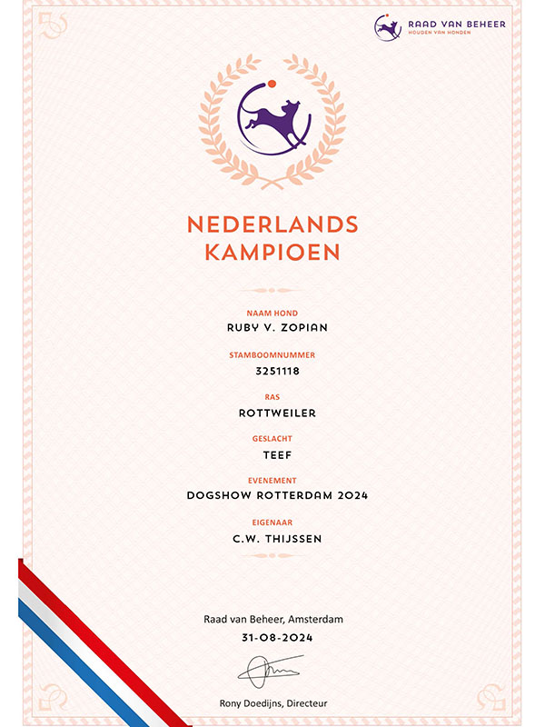 certificaat-nederlands-kampioen-ruby